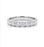 Anillo Mujer in Oro blanco Diamante AN-191-5-7-CT0,40